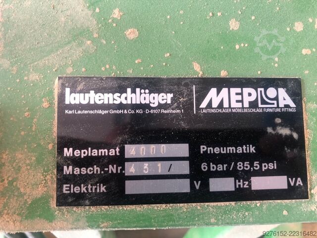 Egnet boremaskine Lautenschläger Meplamat 4000