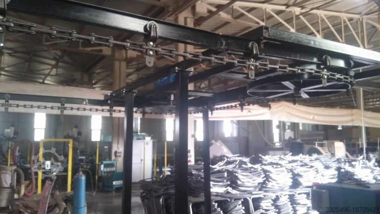 Lackiersystem HAS KİM İNŞAAT VE MAKİNE KİMYEVİ MADDE Full Robotic Powder Coating Plant