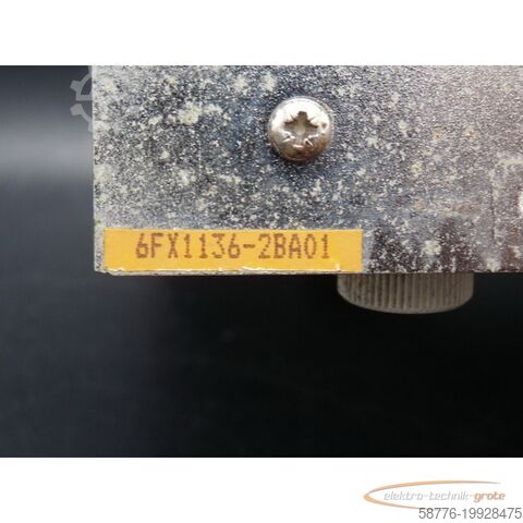Komponent Siemens 6FX1136-2BA01 SINUMERIK 810 MPC-Koppelbaugruppe
