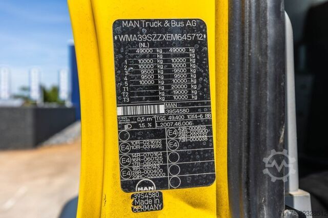 Podvozek s kabinou MAN TGS 49.400 10X4-6 BB