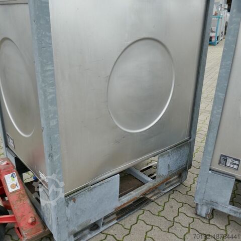 1000 liter container gemaakt van V4A  