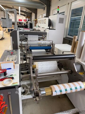 Flexodrukmachine / 2-kleuren / 650 mm China Wenzhou Hongyang Machinery Co. Ltd HYR-650-2