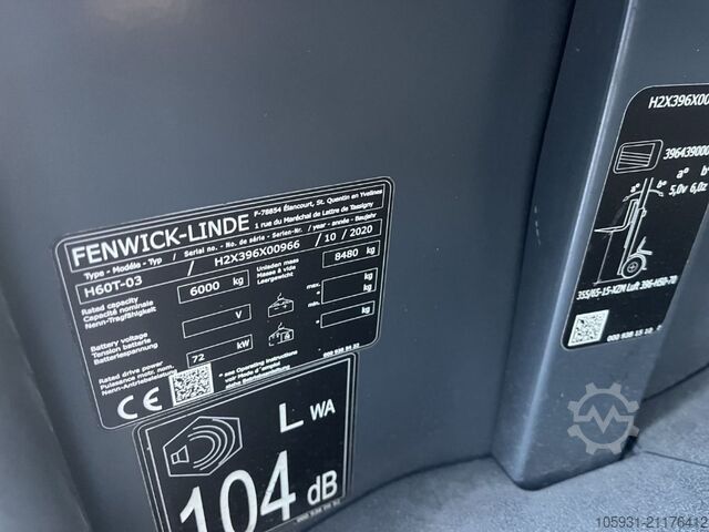 LPG gaffeltrucks Linde H60T-03