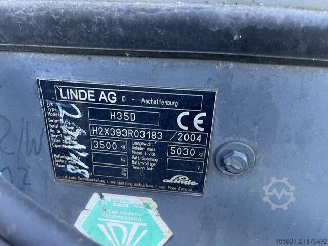 Diesel gaffeltrucks Linde H35D