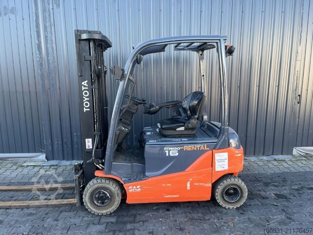 Elektrisk 4 -hjulet gaffeltruck Toyota 8FBM16T