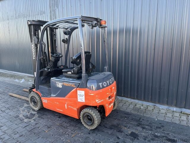 Elektrisk 4 -hjulet gaffeltruck Toyota 8FBM16T