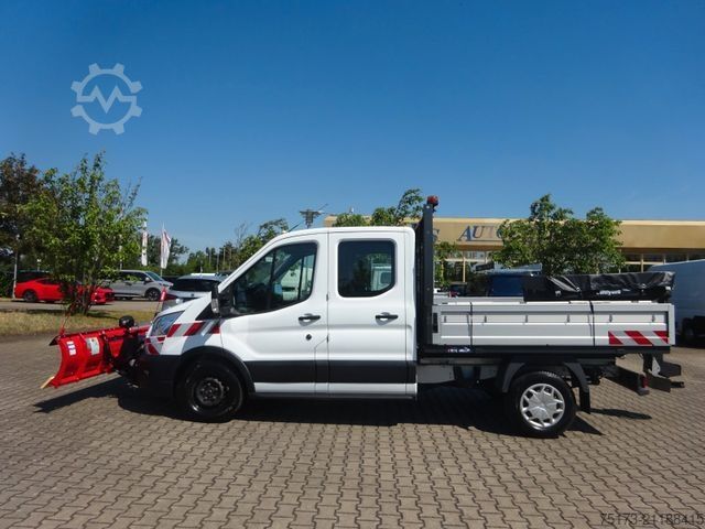 Tipper van FORD Transit DoKa 350L2 4x4 Winterdienst Streuer Schi