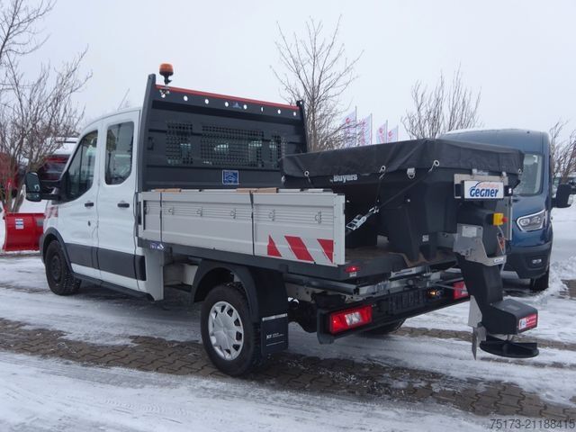 Tipper van FORD Transit DoKa 350L2 4x4 Winterdienst Streuer Schi