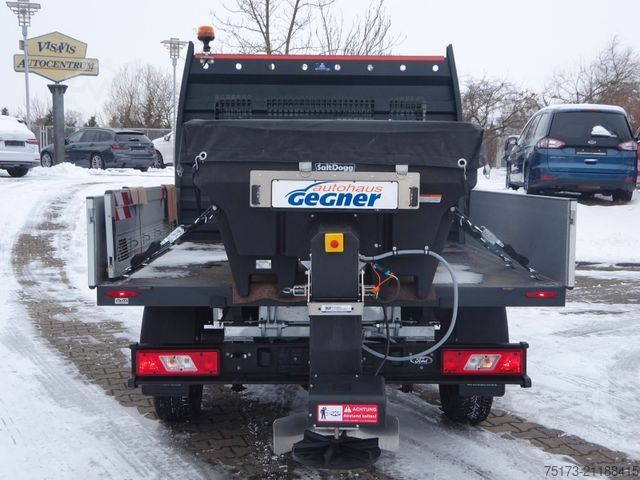 Tipper van FORD Transit DoKa 350L2 4x4 Winterdienst Streuer Schi