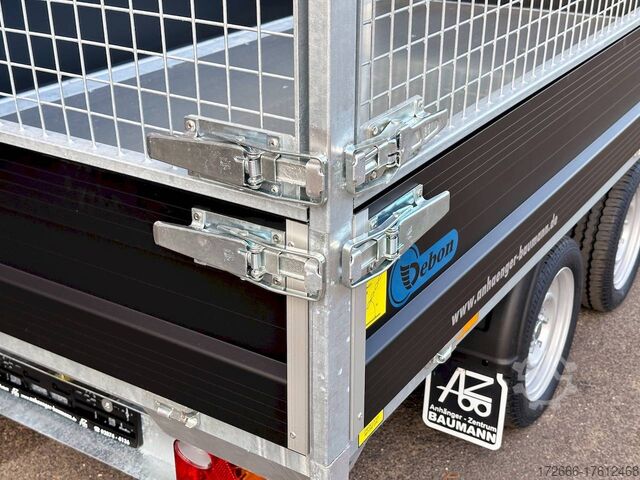 Tipper sa 3 strane Cheval Liberte DEBON PW3.3 GITTERAUFSATZ 330x186x35cm 3500KG