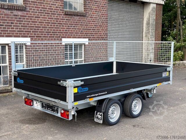Tipper sa 3 strane Cheval Liberte DEBON PW3.3 GITTERAUFSATZ 330x186x35cm 3500KG