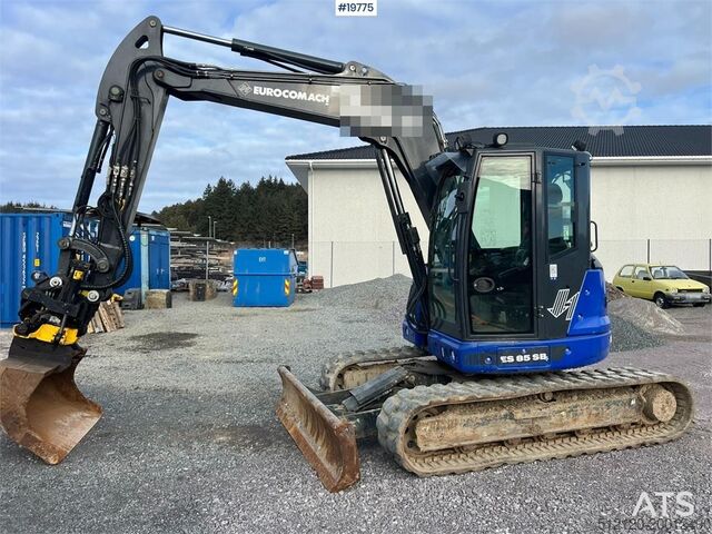 Gravemaskine med larvebånd Euromach ES 85 SB4