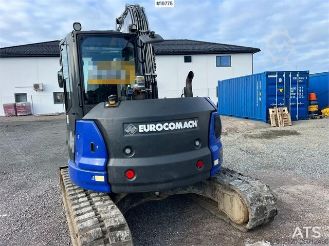 Gravemaskine med larvebånd Euromach ES 85 SB4