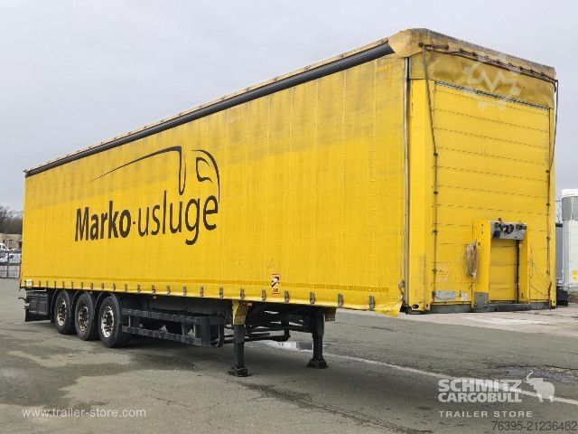 Open semitrailer with tarp Schmitz Cargobull Semitrailer Curtainsider Standard