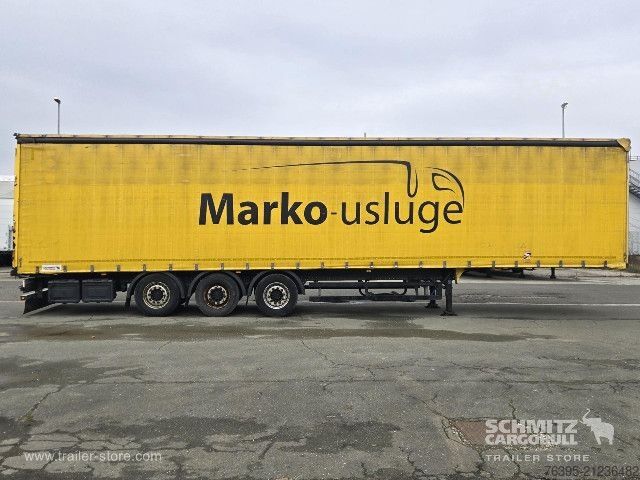 Open semitrailer with tarp Schmitz Cargobull Semitrailer Curtainsider Standard