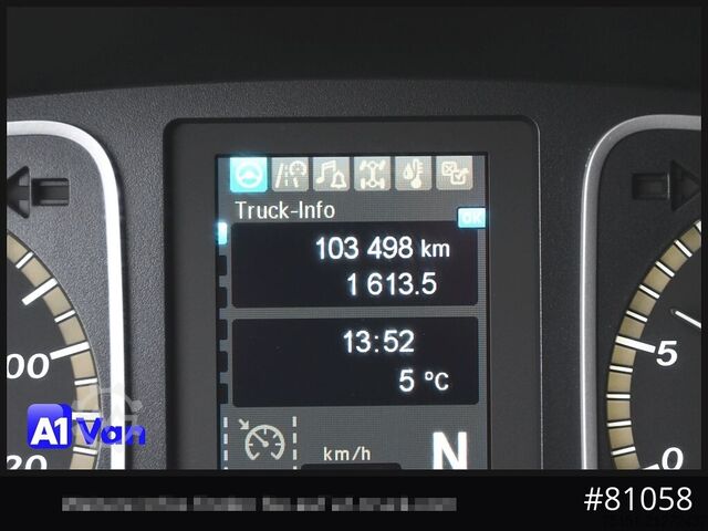 Box van MERCEDES-BENZ Atego 818 Koffer, LBW, Klima, Luftfederung, Automatik