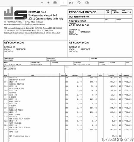 Concrete pump Renault XERAX DM8203DEST05