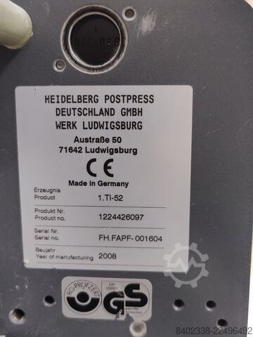 Piega macchina Heidelberg FI 52