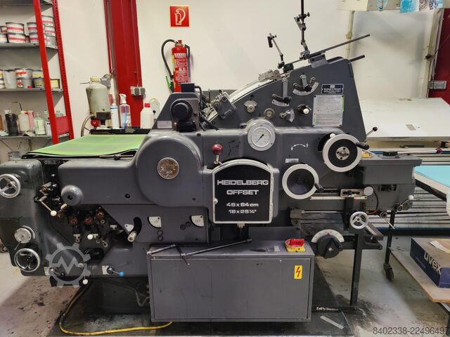 Máquina de tipografia Heidelberg KORD 64