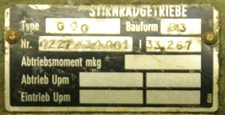 Motor reductor ajustable 0,75 kW 17-102 rpm Becker RF-2