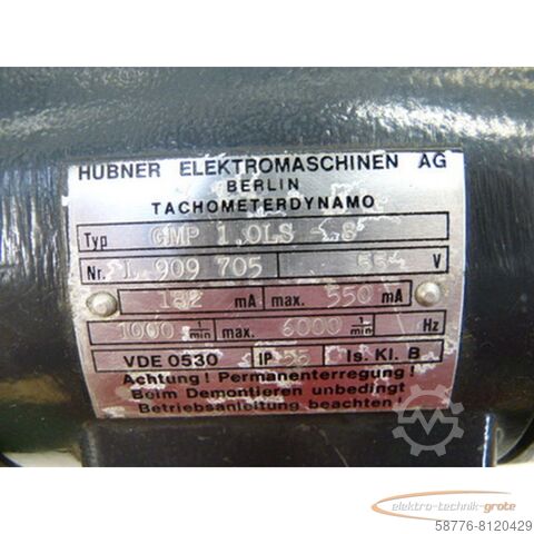 Hübner motor Hübner GMP 1.0 LS-8 Tachometer - Dynamo - ! -