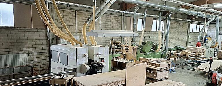 Tillverkningsanläggning för stavparkett Schröder VH3/SV/PaKe70/PaKue 5t