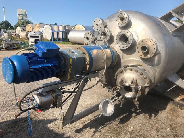 Begagnad Vale Engineering Services 12 000 liters vertikal reaktor / hydrogeneringskärl i rostfritt s VALE ENGINEERING 12,000 Litre