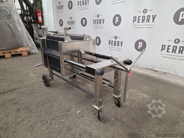 400 mm x 400 mm SCHENK filterpress med 4,3 m² PP-plattor SCHENK 400 x 400 mm