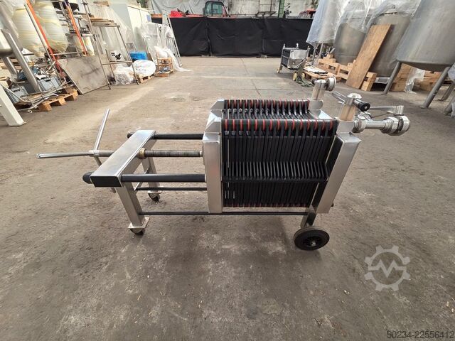 400 mm x 400 mm SCHENK filterpress med 4,3 m² PP-plattor SCHENK 400 x 400 mm