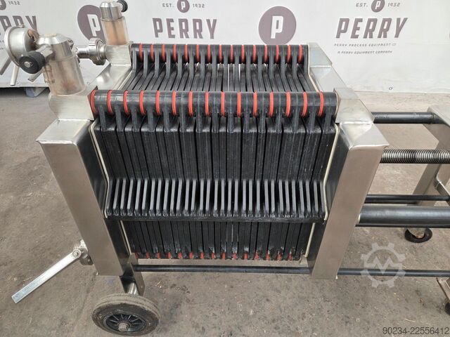 400 mm x 400 mm SCHENK filterpress med 4,3 m² PP-plattor SCHENK 400 x 400 mm