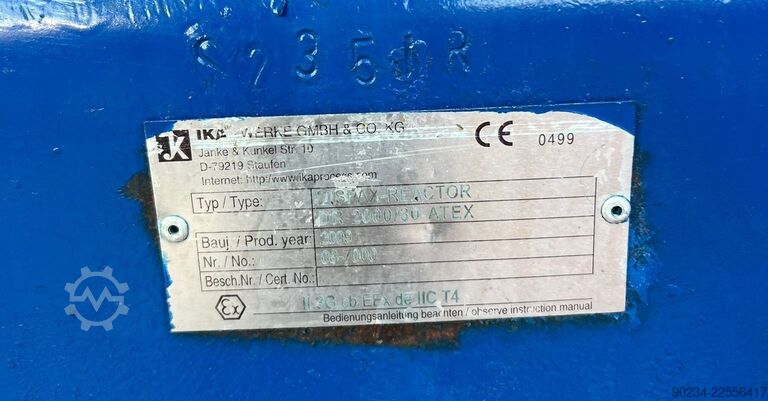 58 kW inline-homogenisator IKA Dispax-Reactor modell DR 2000/30 ATEX IKA DR 2000 / 30 ATEX