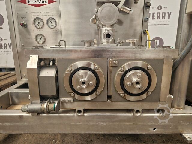 8" x 2" Fitzpatrick modell L89 valskompaktorer/chilsonator i rostfritt stål FITZPATRICK L89