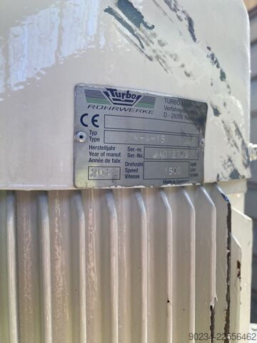 1 000 liters vertikal rostfri blandningstank med mantel. NETZSCH 1000 Litre
