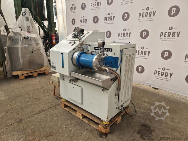 1 Gal WAB Dyno-Mill Modell KD 6 (6) Pärlkvarn i rostfritt stål WAB KD 6