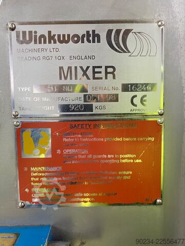 80 liters Winkworth Model RT80 højhastighedsmixer i rustfrit stål med jakke WINKWORTH RT80
