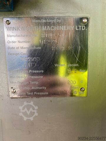 80 liters Winkworth Model RT80 højhastighedsmixer i rustfrit stål med jakke WINKWORTH RT80