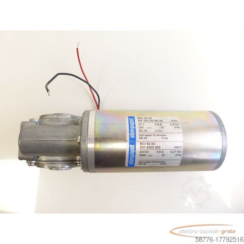 Ebmpapst-motor ebmpapst Ebmpapst BCI 63.55 SK 550 00760 V 00001 + BCI63.55 9316355023 VDC 00012