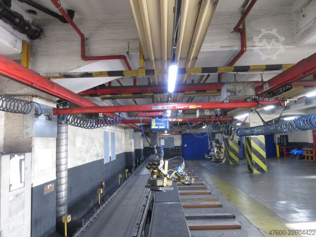Crane Crane Crane Crane Crane Crane Runway Demag Portalkran Kran KBK2 26x3,4m KBK II Saugheber Vacuumpumpe 2x 50KG
