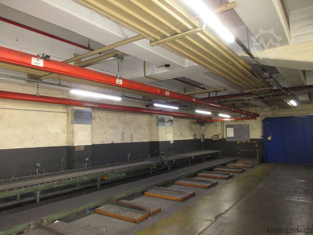 Crane Crane Crane Crane Crane Crane Runway Demag Portalkran Kran KBK2 26x3,4m KBK II Saugheber Vacuumpumpe 2x 50KG