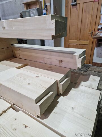 BLOCK-HOUSE Machining Center Timber Constructions Krüsi CM-40