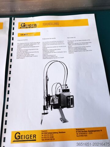 Fjernelse af anløbs- eller smådele Geiger Handling EA Mini