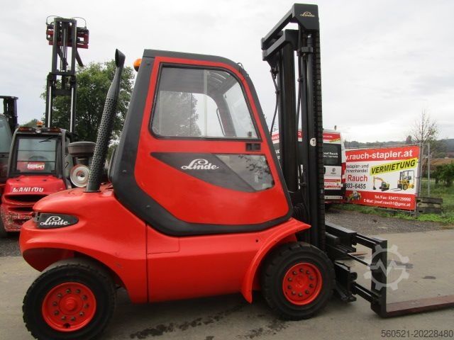 Dízel targoncák Linde H40-03 Zinkenversteller + Seitenschieber 4,5m Hubh
