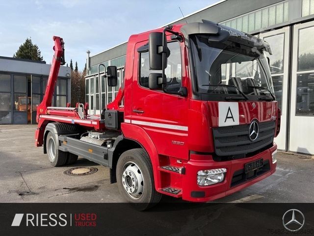 Skip truck MERCEDES-BENZ Atego 1630 Meiller Absetzkipper Anhängerhydrauli