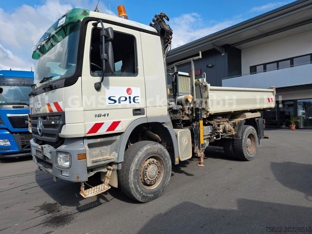 Ανατρεπόμενο φορτηγό MERCEDES-BENZ Actros 1841 / 4X4 ALLRAD / Atlas 190 / Meiller