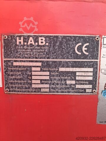 Teleskopisk arbejdsplatform H.A.B. T17J D4WD