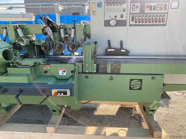 Rabotă și freză WEINIG Unimat 23 Lamelliermaschine, Nutenbett