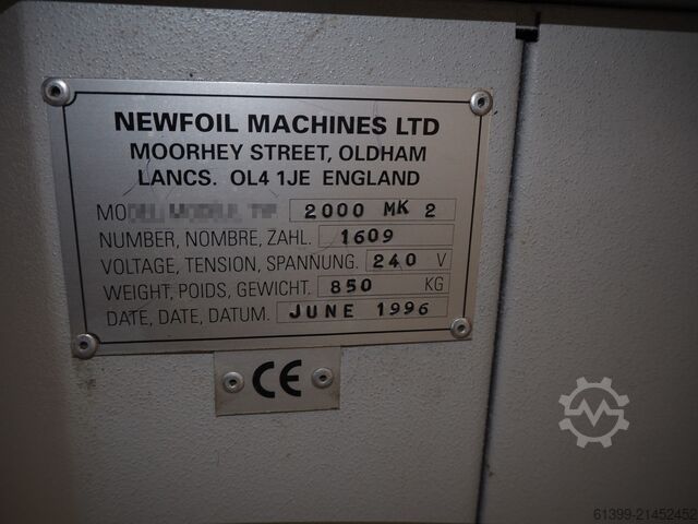 μηχανή εκτύπωσης ετικετών NEWFOIL 2000MK`