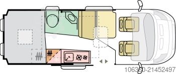 ADRIA TWIN SPORTS 600 SPB MINI VAN med nyt toilet ADRIA TWIN SPORTS 600 SPB