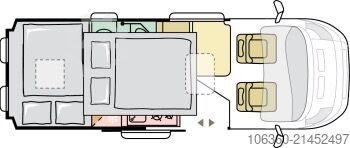 ADRIA TWIN SPORTS 600 SPB MINI VAN med nyt toilet ADRIA TWIN SPORTS 600 SPB