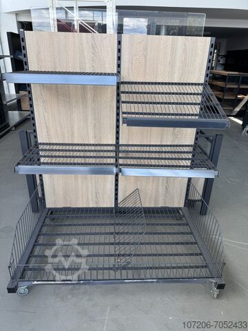 Rafturi Wanzl mobile  magazine Wanzl Storage shelves mobile